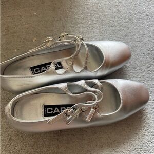 Carel Paris Woman Silver Flats